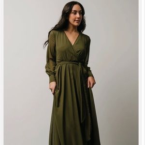 Baltic Born NWT Olive Long Sleeve Maxi Dress